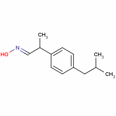 2-(4-Isobutylphenyl)propionaldehyde oxime Structure,58609-72-6Structure