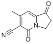 7-Methyl-1,5-dioxo-1,2,3,5-tetrahydroindolizine-6-carbonitrile Structure,58610-63-2Structure