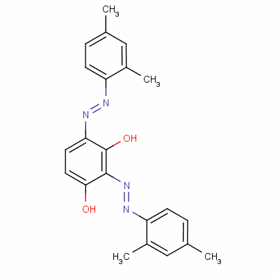 2,4-Bis(2,4-xylylazo)resorcinol Structure,5863-44-5Structure