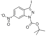 3-Iodo-6-nitro-indazole-1-carboxylic acid tert-butyl ester Structure,586330-18-9Structure