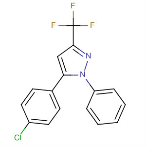 5-(4-Chlorophenyl)-1-phenyl-3-(trifluoromethyl)-1h-pyrazole Structure,586333-28-0Structure