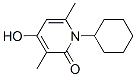 2(1H)-pyridinone,1-cyclohexyl-4-hydroxy-3,6-dimethyl-(9ci) Structure,586374-42-7Structure