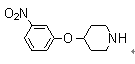 3-Nitrophenyl 4-piperidinyl ether Structure,586412-89-7Structure