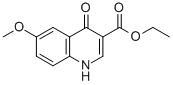 Ethyl 4-hydroxy-6-methoxyquinoline-3-carboxylate Structure,5866-54-6Structure