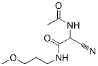 2-Acetylamino-2-cyano-n-(3-methoxy-propyl)-acetamide Structure,58685-32-8Structure