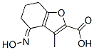 2-Benzofurancarboxylicacid,4,5,6,7-tetrahydro-4-(hydroxyimino)-3-methyl- Structure,586983-55-3Structure