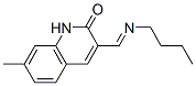 2(1H)-quinolinone,3-[(butylimino)methyl ]-7-methyl-(9ci) Structure,586986-37-0Structure