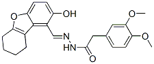 Benzeneacetic acid,3,4-dimethoxy-,[(6,7,8,9-tetrahydro-2-hydroxydibenzofuran-1-yl)methylene]hydrazide (9ci) Structure,586998-83-6Structure