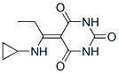 2,4,6(1H,3h,5h)-pyrimidinetrione,5-[1-(cyclopropylamino)propylidene]-(9ci) Structure,587003-00-7Structure