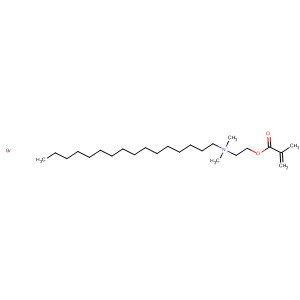 N-(2-(methacryloyloxy)ethyl)-n,n-dimethylhexadecan-1-aminium bromide Structure,58710-34-2Structure