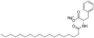 N-octadecanoyl-l-phenylalanine sodium salt Structure,58725-35-2Structure