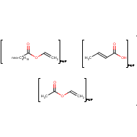 Vinyl acetate-crotonic acid-vinyl neodecanoate terpolymer Structure,58748-38-2Structure