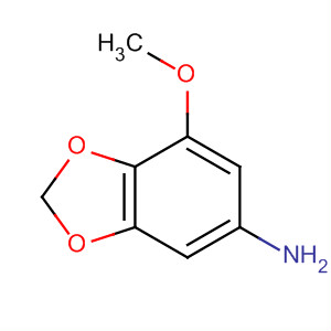 7-Methoxy-benzo[1,3]dioxol-5-ylamine Structure,5876-57-3Structure