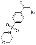 2-Bromo-1-[4-(morpholin-4-ylsulfonyl)phenyl]ethanone Structure,58760-59-1Structure