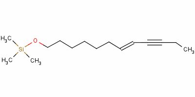 (E)-(7-dodecen-9-ynyloxy)trimethylsilane Structure,58763-69-2Structure