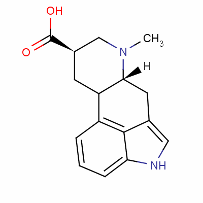 6-Methylergoline-8beta-carboxylic acid Structure,5878-43-3Structure