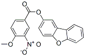 Benzoic acid,4-methoxy-3-nitro-,2-dibenzofuranyl ester (9ci) Structure,587837-39-6Structure