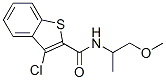 Benzo[b]thiophene-2-carboxamide,3-chloro-n-(2-methoxy-1-methylethyl)-(9ci) Structure,587846-18-2Structure