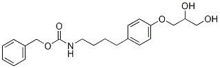 Benzyl 4-(4-(2,3-dihydroxypropoxy)phenyl)butylcarbamate Structure,587880-27-1Structure