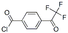 4-(Trifluoroacetyl)benzoic acid chloride Structure,58808-60-9Structure