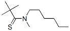 Propanethioamide,n-hexyl-n,2,2-trimethyl- Structure,58832-24-9Structure