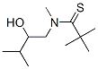 Propanethioamide,n-(2-hydroxy-3-methylbutyl)-n,2,2-trimethyl- Structure,58832-29-4Structure