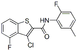 Benzo[b]thiophene-2-carboxamide,3-chloro-4-fluoro-n-(2-fluoro-5-methylphenyl)-(9ci) Structure,588673-76-1Structure