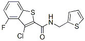 Benzo[b]thiophene-2-carboxamide,3-chloro-4-fluoro-n-(2-thienylmethyl)-(9ci) Structure,588675-31-4Structure