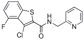 Benzo[b]thiophene-2-carboxamide,3-chloro-4-fluoro-n-(2-pyridinylmethyl)-(9ci) Structure,588675-32-5Structure