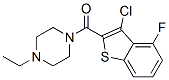 Piperazine,1-[(3-chloro-4-fluorobenzo[b]thien-2-yl)carbonyl ]-4-ethyl-(9ci) Structure,588675-48-3Structure