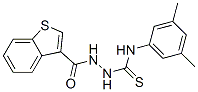 Benzo[b]thiophene-3-carboxylic acid,2-[[(3,5-dimethylphenyl)amino]thioxomethyl ]hydrazide (9ci) Structure,588677-46-7Structure