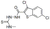 Benzo[b]thiophene-2-carboxylic acid,3,6-dichloro-,2-[(methylamino)thioxomethyl ]hydrazide (9ci) Structure,588686-32-2Structure