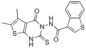 Benzo[b]thiophene-3-carboxamide,n-(1,4-dihydro-5,6-dimethyl-4-oxo-2-thioxothieno[2,3-d]pyrimidin-3(2h)-yl)-(9ci) Structure,588711-40-4Structure