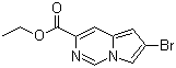 Ethyl 6-bromopyrrolo[1,2-c]pyrimidine-3-carboxylate Structure,588720-12-1Structure