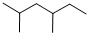 2,4-Dimethylhexane Structure,589-43-5Structure