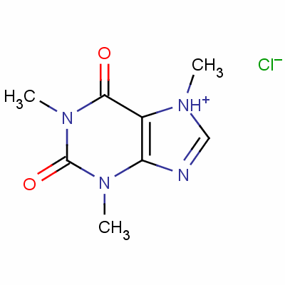 3,7-Dihydro-1,3,7-trimethyl-1h-purine-2,6-dione monohydrochloride Structure,5892-18-2Structure