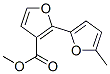 5’-Methyl-(2,2’-bifuran)-3-carboxylic acid methyl ester Structure,5896-31-1Structure