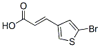 2-Propenoic acid, 3-(5-bromo-3-thienyl)- Structure,58963-78-3Structure