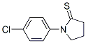 2-Pyrrolidinethione,1-(4-chlorophenyl)- Structure,58973-25-4Structure