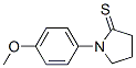 2-Pyrrolidinethione,1-(4-methoxyphenyl)- Structure,58973-30-1Structure