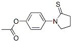 2-Pyrrolidinethione,1-[4-(acetyloxy)phenyl ]- Structure,58973-36-7Structure