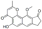 8,9-Dihydro-5-hydroxy-11-methoxy-2-methylcyclopenta[6,7]naphtho[1,2-b]pyran-4,10-dione Structure,58974-56-4Structure