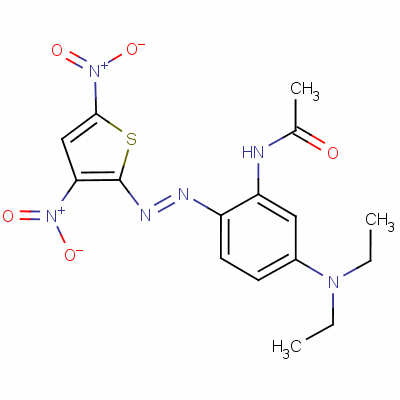 N-[5-(diethylamino)-2-[(3,5-dinitro-2-thienyl)azo]phenyl ]acetamide Structure,58979-46-7Structure