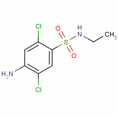 4-Amino-2,5-dichloro-n-ethylbenzenesulphonamide Structure,59000-84-9Structure