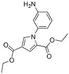 3-Amino-phenyl-1H-pyrrole-2,4-dicarboxylic acid diehyl ester Structure,59021-45-3Structure