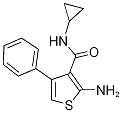 3-Thiophenecarboxamide,2-amino-n-cyclopropyl-4-phenyl-(9ci) Structure,590355-70-7Structure