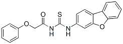 Acetamide,n-[(dibenzofuran-3-ylamino)thioxomethyl ]-2-phenoxy-(9ci) Structure,590395-20-3Structure