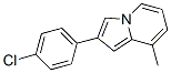 Indolizine,2-(4-chlorophenyl)-8-methyl-(9ci) Structure,590395-46-3Structure