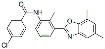 Benzamide,4-chloro-n-[3-(5,7-dimethyl-2-benzoxazolyl)-2-methylphenyl ]-(9ci) Structure,590395-74-7Structure