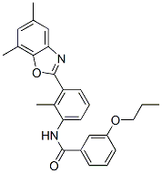 Benzamide, n-[3-(5,7-dimethyl-2-benzoxazolyl)-2-methylphenyl]-3-propoxy-(9ci) Structure,590395-84-9Structure